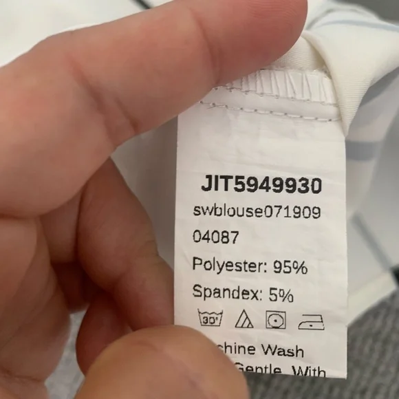 SHEIN Blouse Size Small Color Black and White - Picture 5 of 5